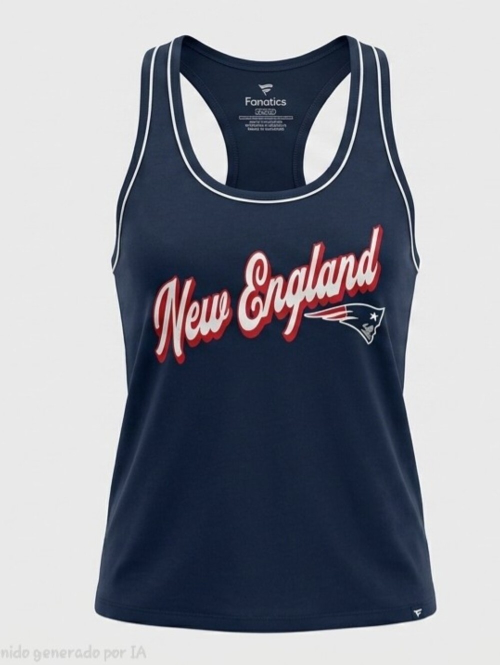 New England Patriots Fanatics Racerback Tank Top Sz XL